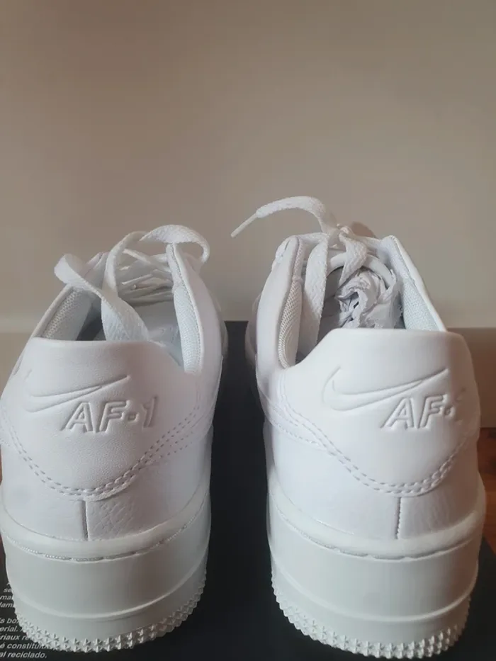 Nike Air Force 1 Sage "full white"(38.5) - photo numéro 7