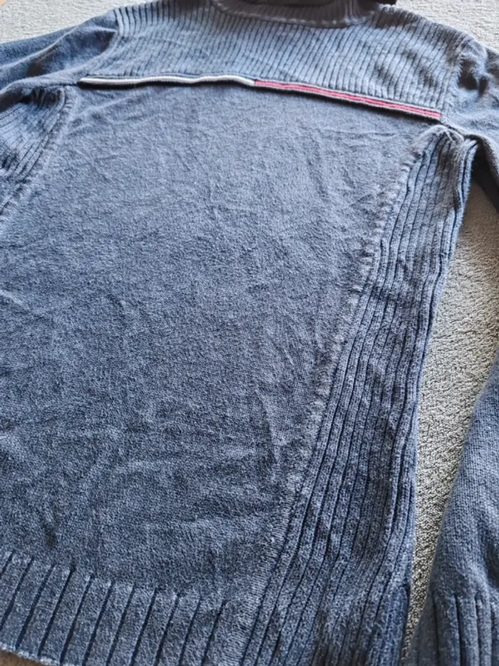 Pull col roulé Tommy Hilfiger – Maille côtelée Taille S Femme - photo numéro 3