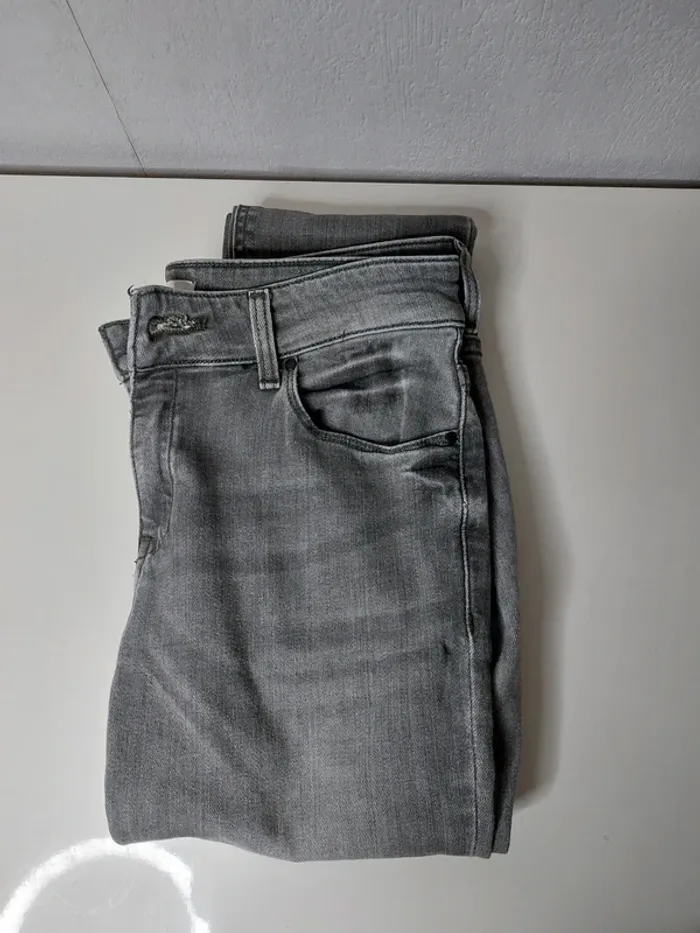 Jeans gris Mango - photo numéro 3