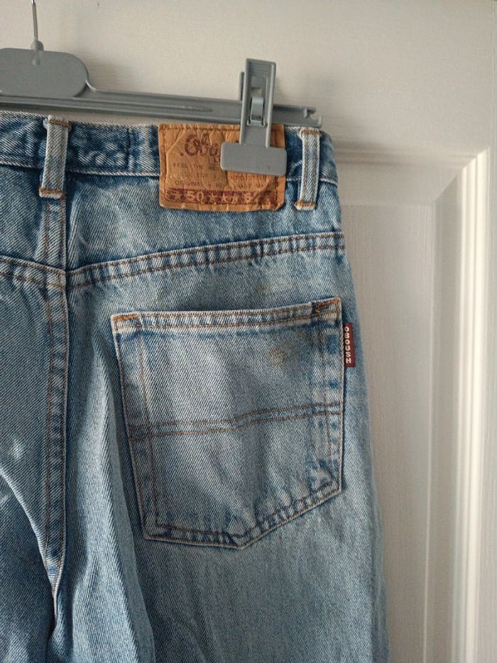 Jeans oboush taille 38 coloris bleu clair idéal pour le travail - photo numéro 5