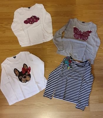 Lot de t-shirts manches longues