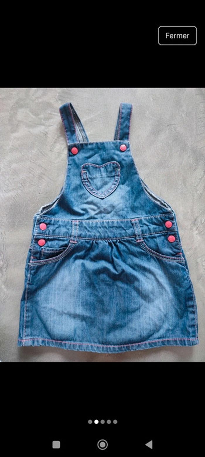Robe en jeans 92 cm - photo numéro 2