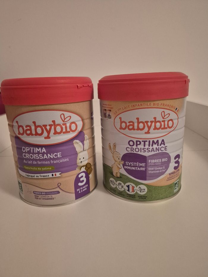 Lot de 2 boites babybio - photo numéro 1