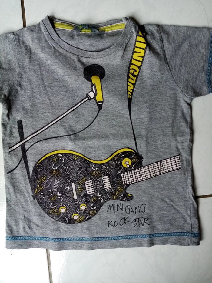t-shirt manche courte guitare 4a - photo numéro 2