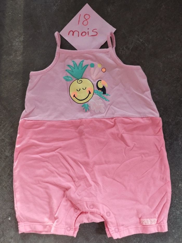 Barboteuse smiley 18 mois