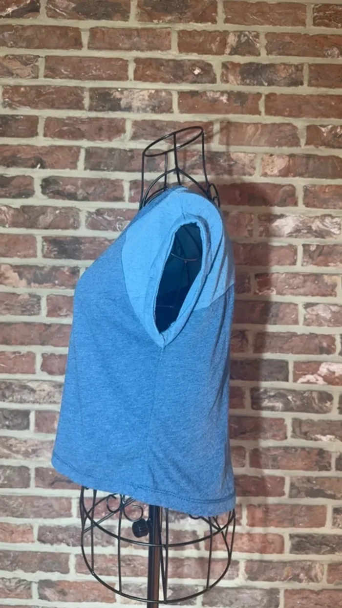 Tshirt bleu Bershka Taille S / 36 - photo numéro 6