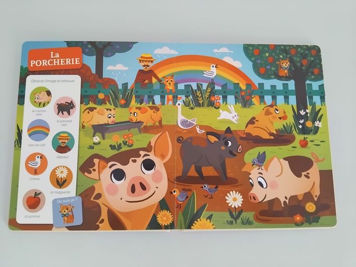 CHERCHE ET TROUVE Livre des Tout Petits A la Ferme 🐔 - photo numéro 3