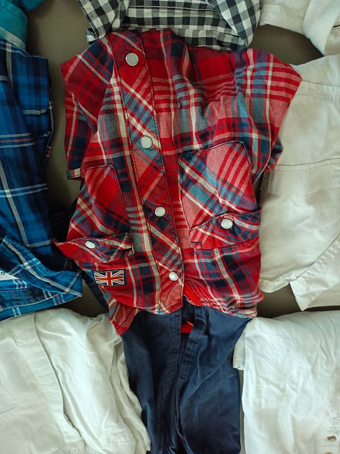 Lot de 17 chemise plus un polo chemisette - photo numéro 2