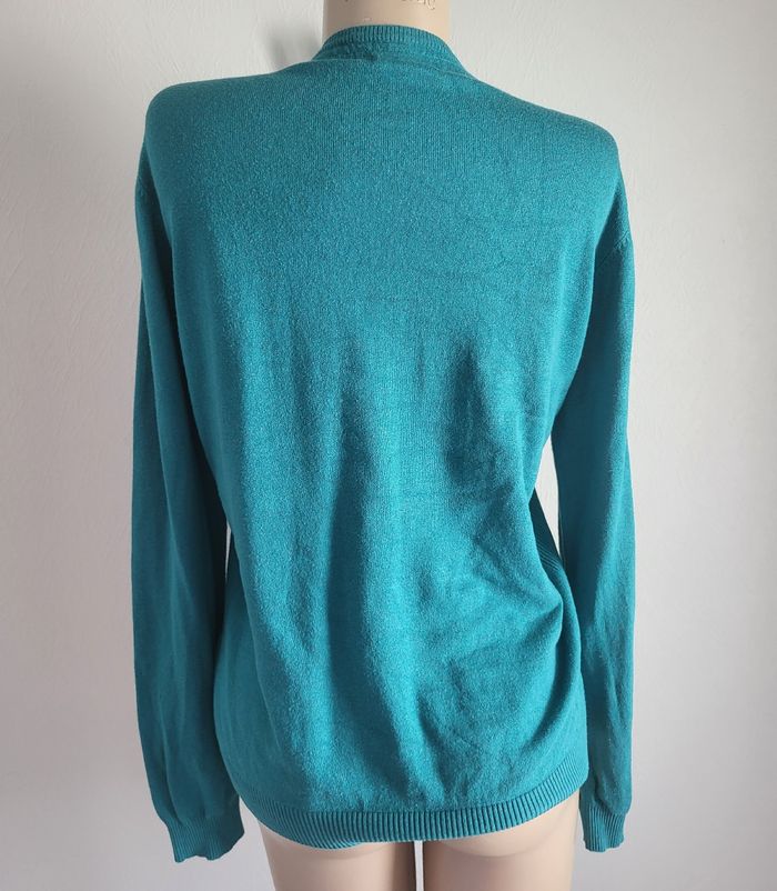 Pull turquoise taille L - photo numéro 2