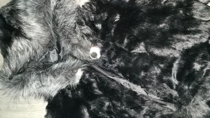 Manteau avec capuche fausse fourrure - photo numéro 6