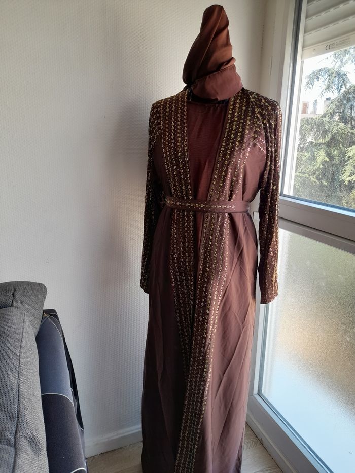 Robe abaya deux pièces