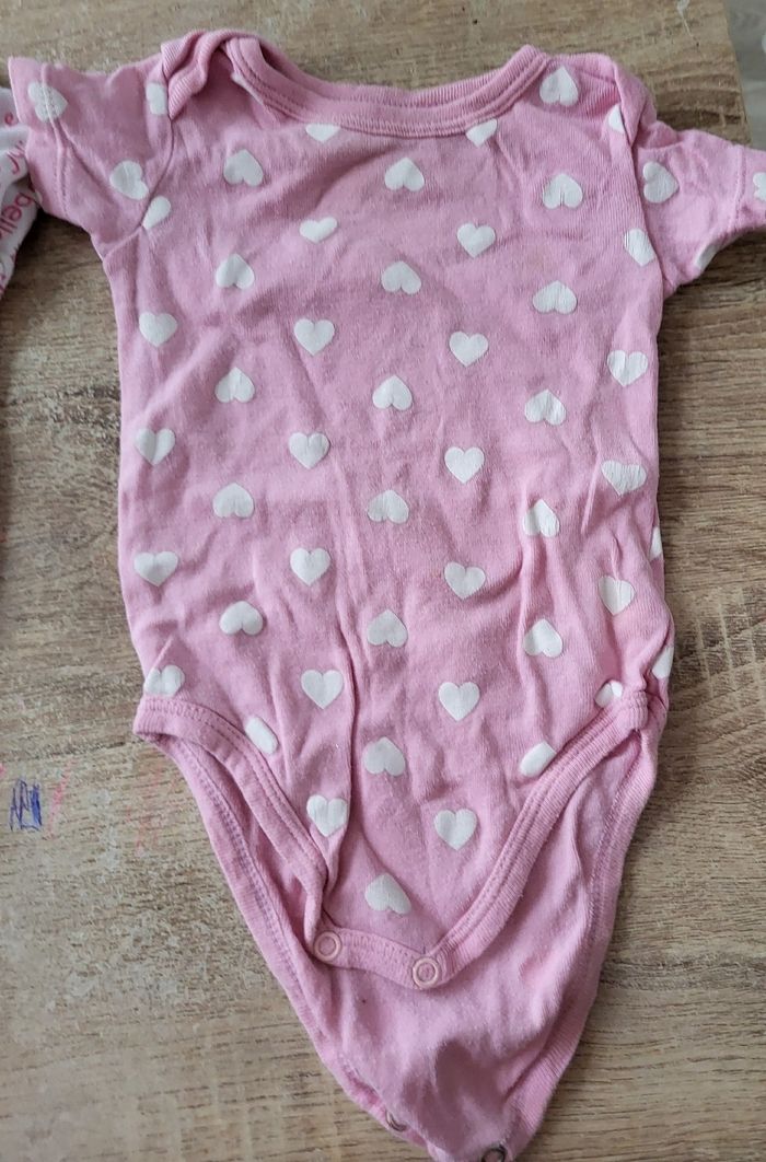 Lot 5 articles fille été 6 mois pyjama bodys - photo numéro 6