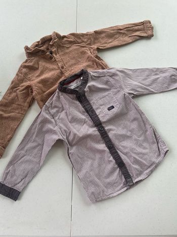 Lot de deux chemises okaibi/ Kiabi  Taille 3 ans 92/94 cm  Très bon état   Prix que sur les lots         #bebefille6mois   #bebegarcon #naissance #naissancegarcon #nourrisson #maternité #sacfemme #grossesse #ensemblebebe #prixnegociable #prixlot