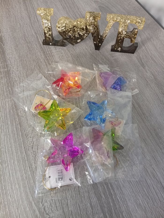 Joli lot de 6 décos de Noël pour sapin où autres - photo numéro 8