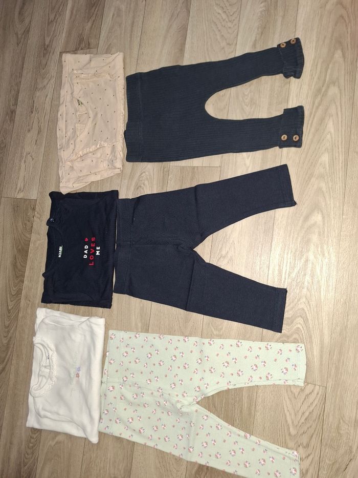 Lot ensemble bébé fille