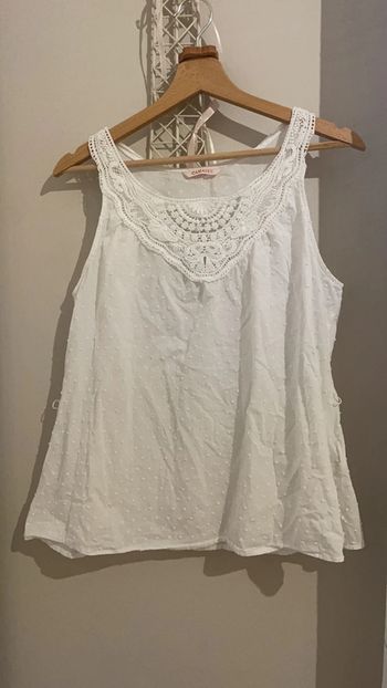 Blouse débardeur blanche
