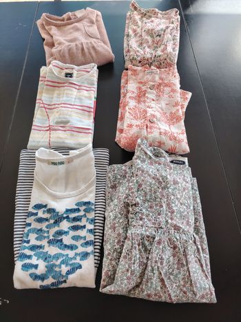 Lot de 6 robes