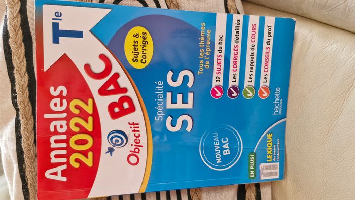 (369) articles disponibles Annales Bac SES