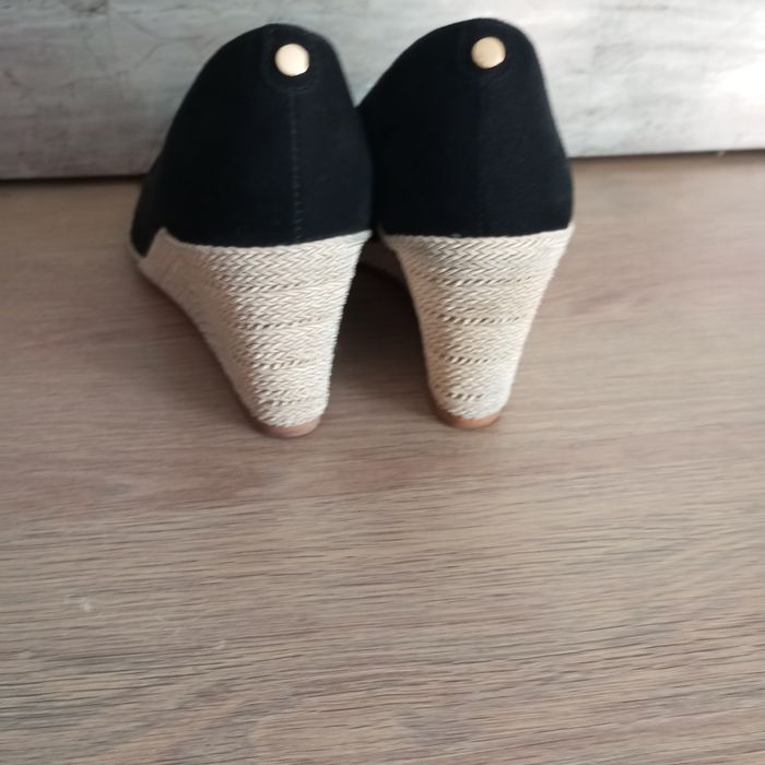 Sandales cuir semelle compensée femme 40 - photo numéro 2