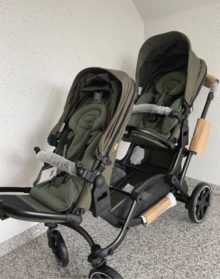 Poussette double ABC Design Zoom 2 Avocado neuve
