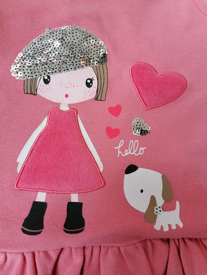 Ensemble leggings et Tee-shirt fille taille 12 mois - photo numéro 3