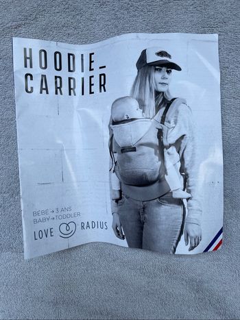 Porte bébé hoodie carrier love radius