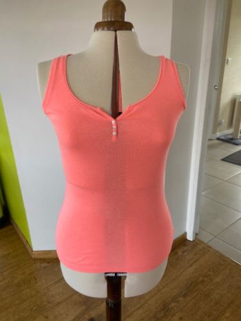 Débardeur taille L camaïeu