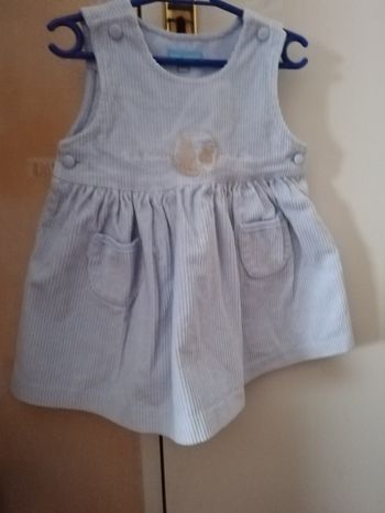 Robe en velours fille 12 mois