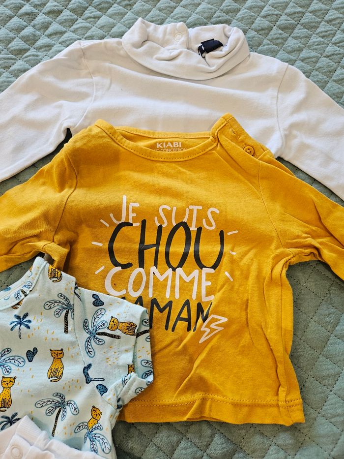 Lot 6 tshirts, 2 manche longue 4 manche courte - photo numéro 3