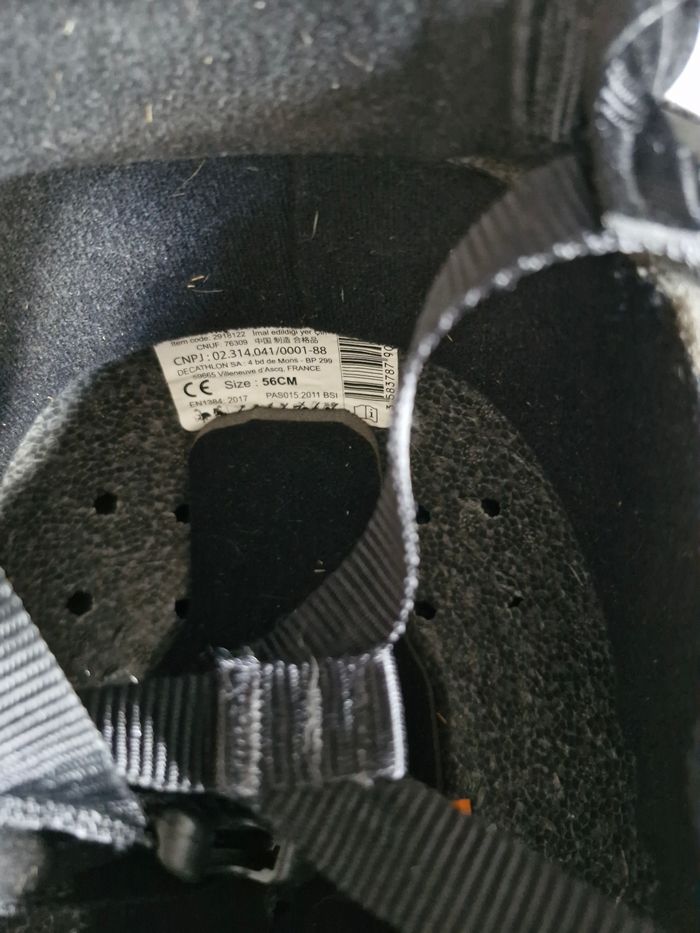 Bombe casque équitation enfant/adulte taille 56 cm M Décathlon - photo numéro 6