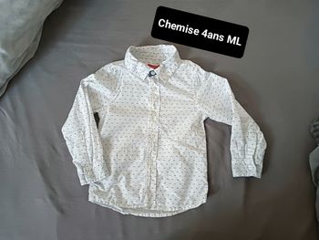 Chemise 4ans garçon Tissaia 