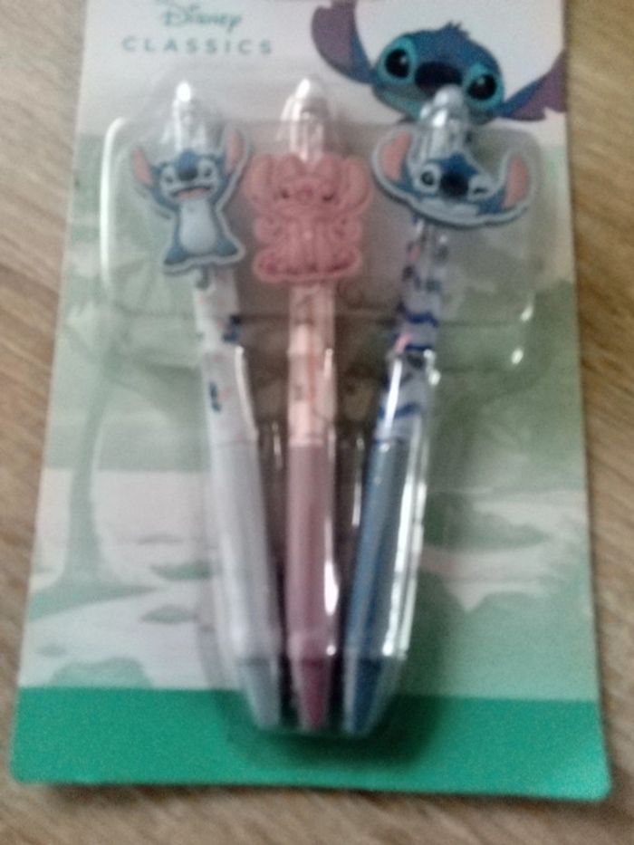 Lot 3 stylos stitch - photo numéro 5