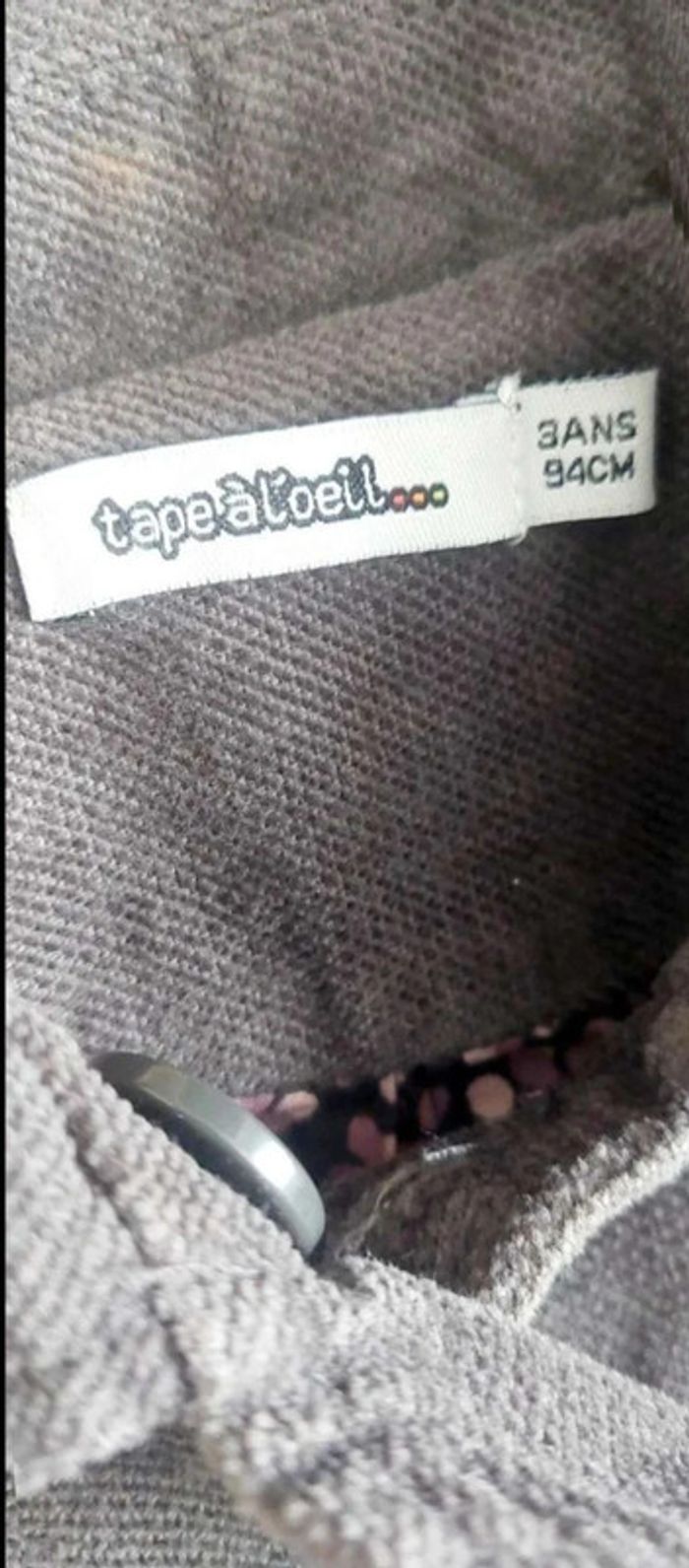 Veste grise printemps été TAO - 3 ans - photo numéro 4