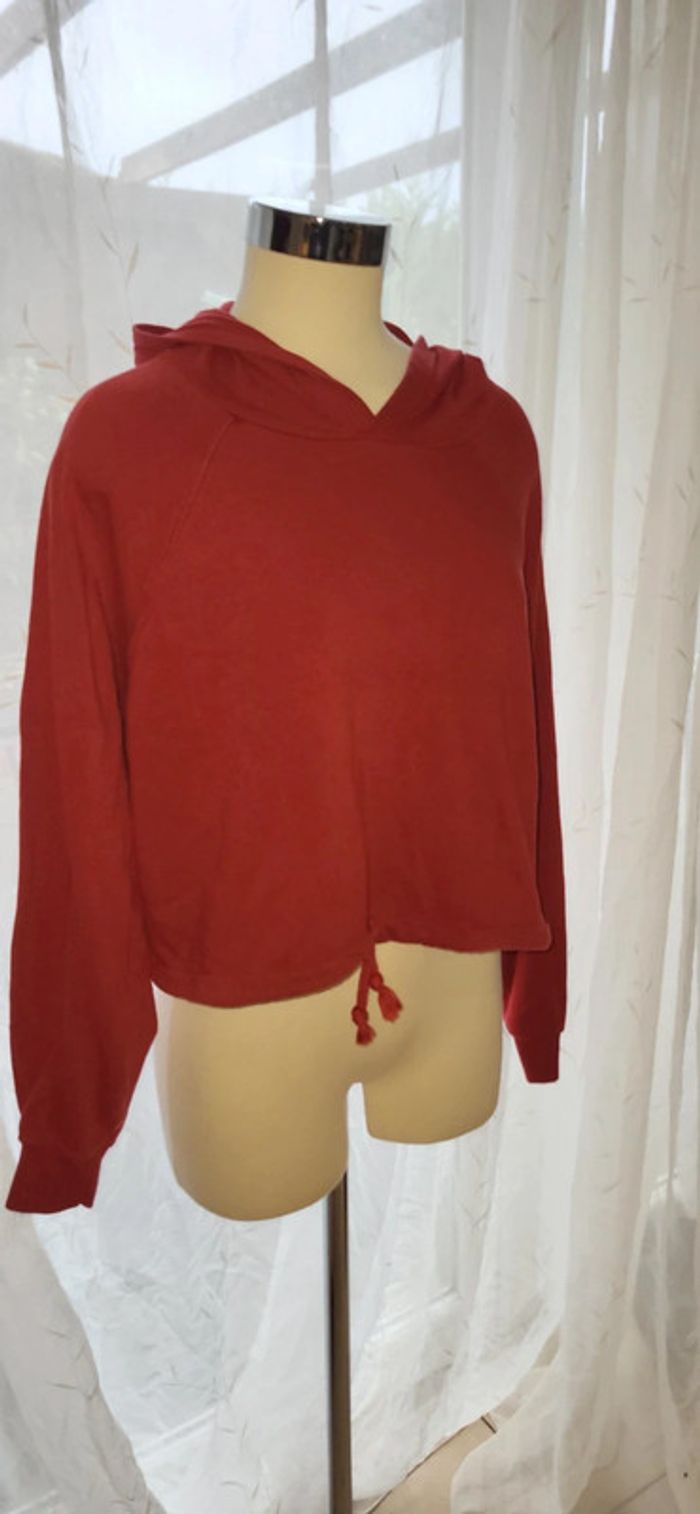 Sweat à capuche court H&M taille M - photo numéro 2