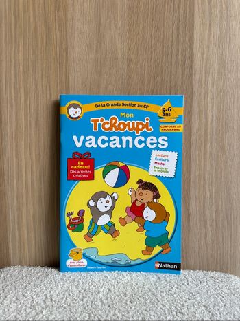 Cahier t’choupi de la grande section au CP