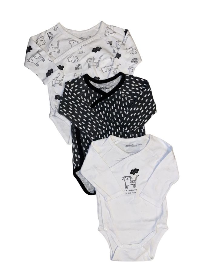 Lot de 3 bodies - Gemo | 6 mois - photo numéro 2