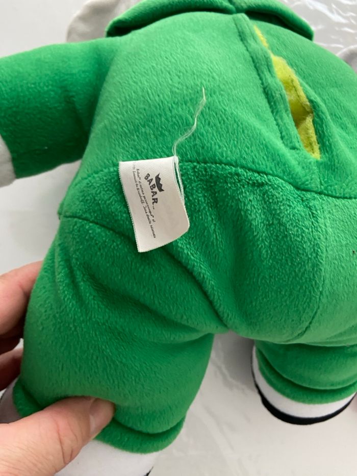 Lot de 2 Grandes Peluches BABAR et CÉLESTE – Le Couple Royal - photo numéro 3