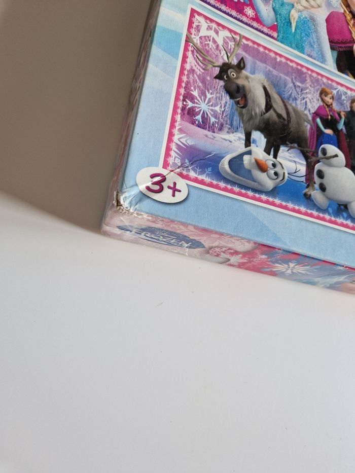 Boîte de 4 puzzles 35 pièce la Reine des neiges - photo numéro 2