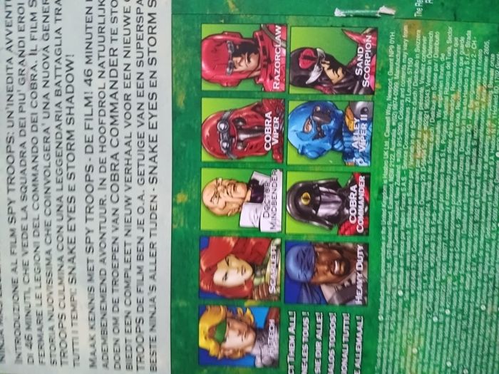 GI JOE . 3 figurines avec dvd neuf 2003 - photo numéro 4