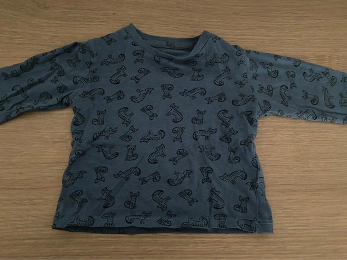Lot 5 t-shirts manches longues 6 mois - photo numéro 5