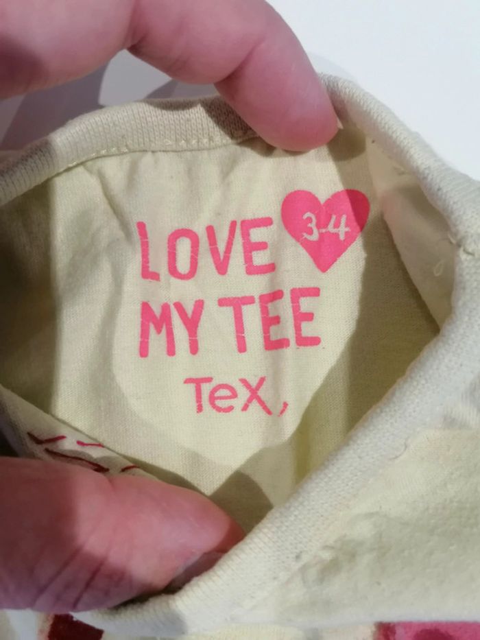 Thee shirt T 3 - 4 ans love my tee 👧🏻 - photo numéro 5