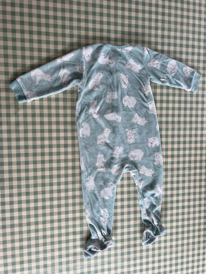 Pyjama velours H&M 86cm - photo numéro 2