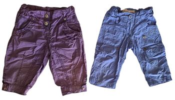Lot de 2 pantacourts fille 4 ans TBE