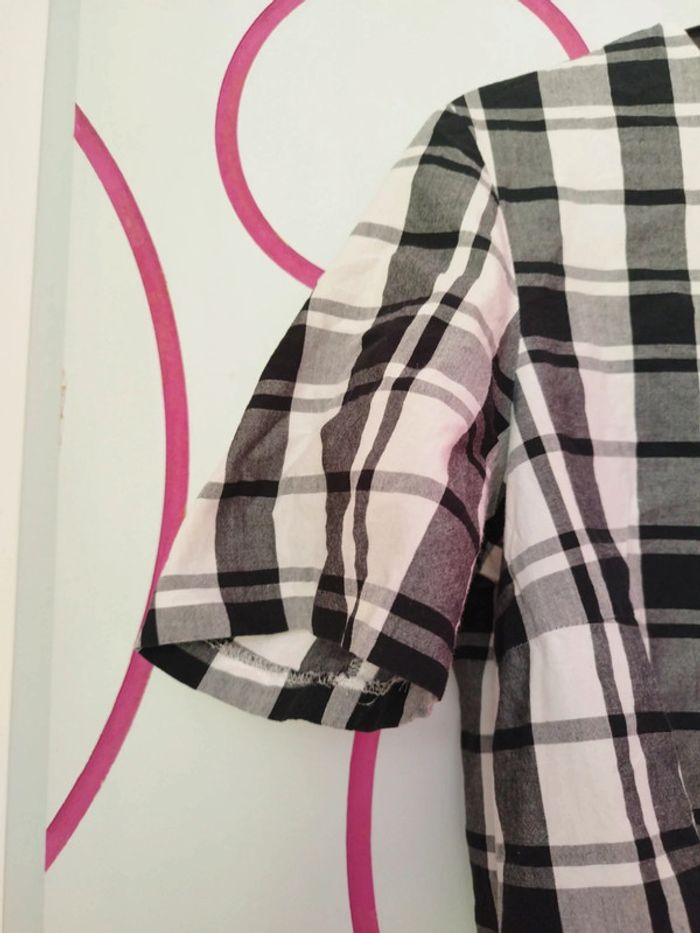 Blouse femme a carreaux mango taille s 3 - photo numéro 2