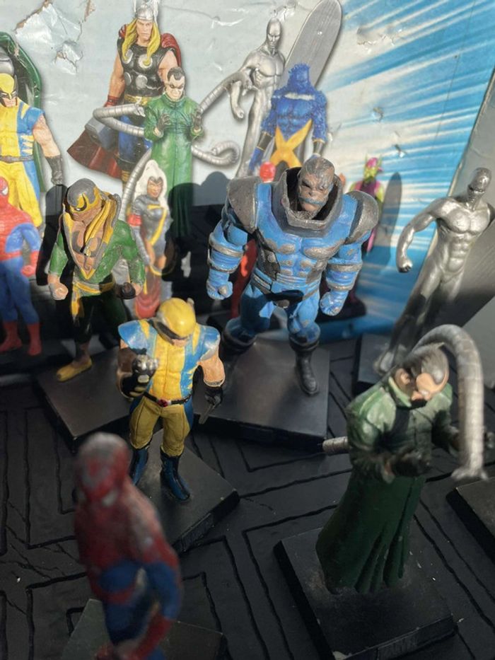 Figurines Marvel en Plomb + Soccle Vintage - photo numéro 13