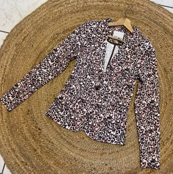 Veste blazer léopard Ichi XS
