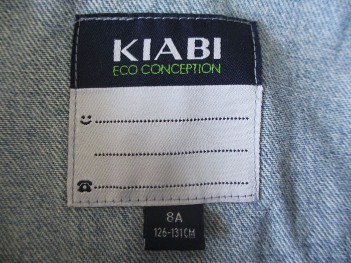 Veste en jean bleu clair fille Kiabi - 8 ans - photo numéro 8