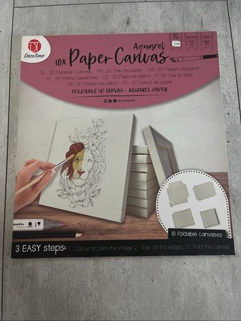 Bloc paper Canvas aquarel