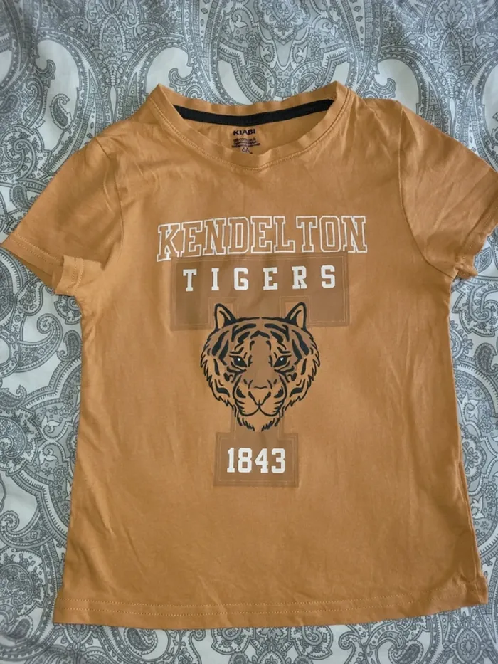 T-shirt manches courtes tigre 🐅 kiabi 6 ans