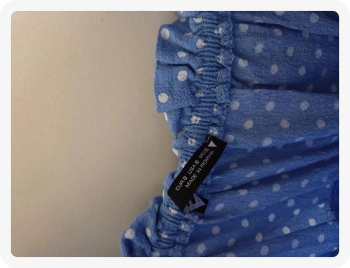 robe mini Zara bleu taille S - photo numéro 6